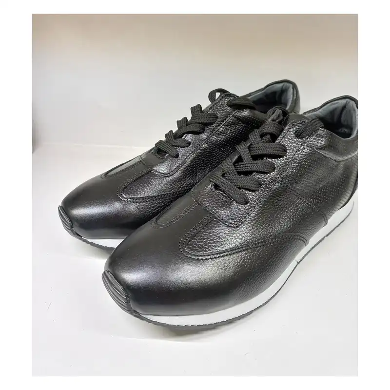 کفش روزمره زنانه سرزمین چرم کد 141807 رنگ مشکی