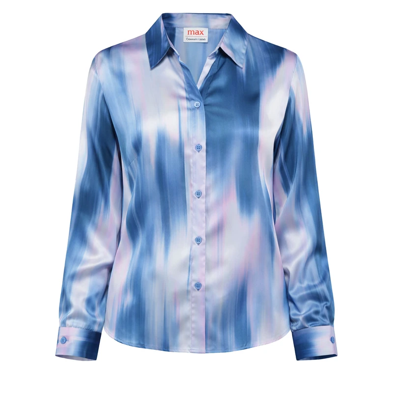 شومیز آستین بلند یقه برگردان زنانه مکس مدل 45925