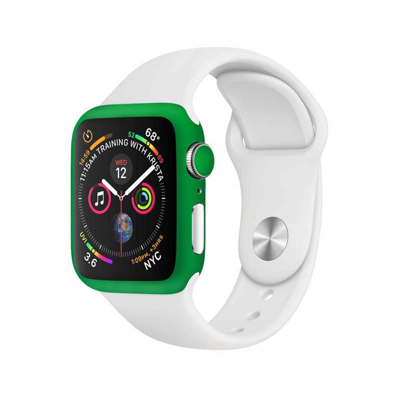 برچسب ماهوت طرح Matte-Green مناسب برای اپل واچ Watch 4 44mm