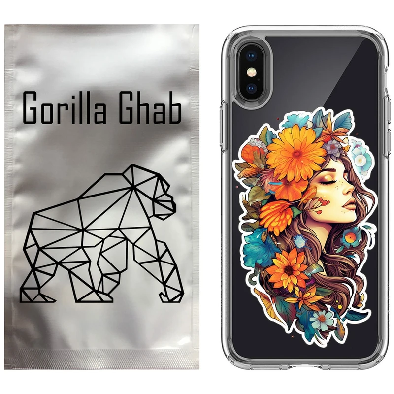 کاور گوریلا قاب مدل CLG کد 52 طرح دختر مناسب برای گوشی موبایل اپل iPhone X / XS