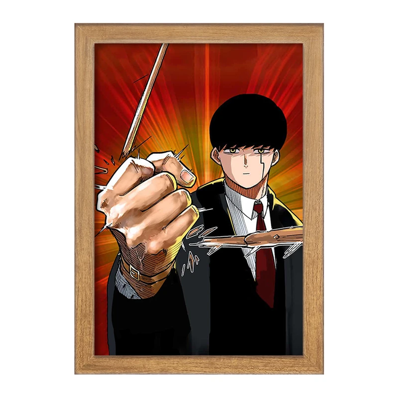 تابلو خندالو مدل انیمه ماشیل جادو و ماهیچه کد 27563