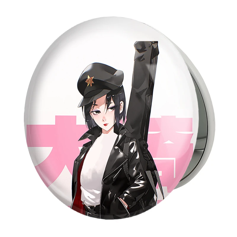 آینه جیبی خندالو طرح انیمه نانا (nana) مدل تاشو کد 32392