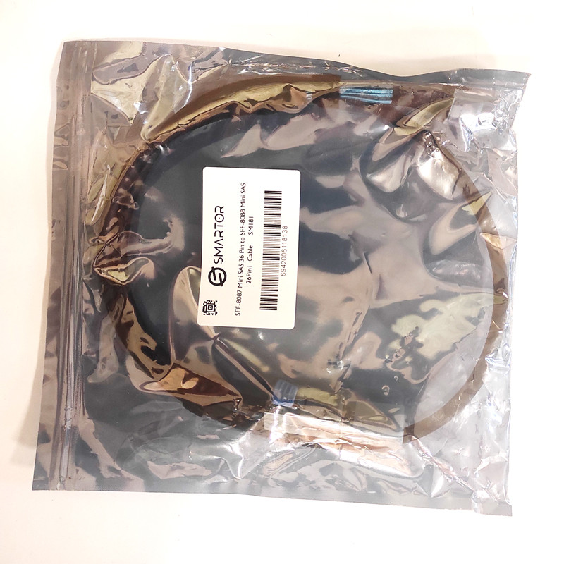 کابل تبدیل MINI SAS SFF-8087 به SFF-8088 اسمارطور مدل SM181 طول 1 متر 