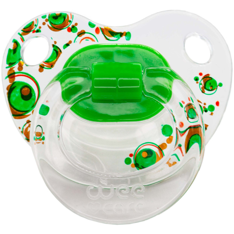 پستانک ارتودنسی وی کر مدل دسته دار شفاف چاپدار happy سایز 6-12 ماه کد P116 پستانک ارتودنسی وی کر مدل دسته دار شفاف چاپدار happy سایز 6-12 ماه کد P116
