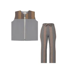 ست جلیقه و شلوار زنانه مدل درسا 1