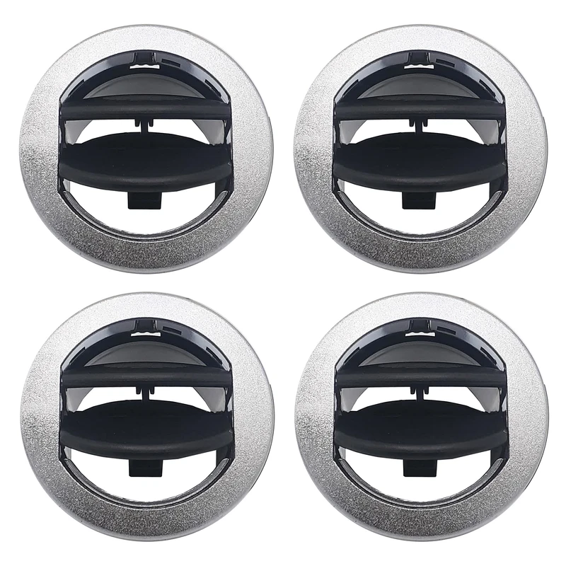 دریچه کولر خودرو بیلگین مدل X100 طرح استیل مناسب برای پراید 132 بسته 4 عددی