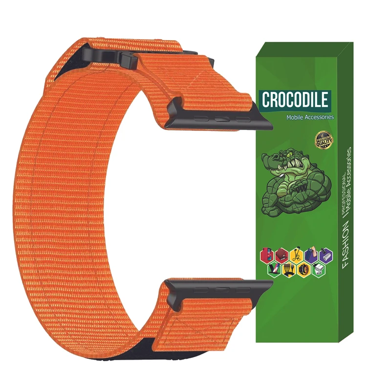 بند کروکودیل مدل C-Tactical Nylon مناسب برای اپل واج سری 7 / 8 / 9 / 10 سایز 45 / 46 میلی متری