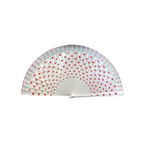 بادبزن مدل چوبی خال خالی