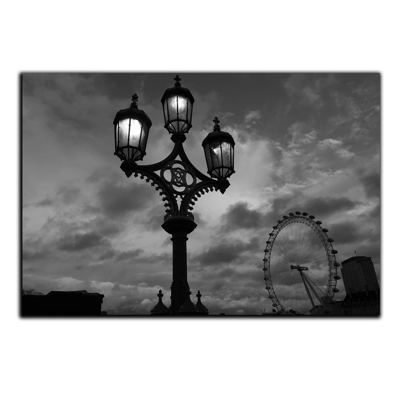 تابلو شاسی بکلیت طرح منظره شهر لندن مدل SH-574