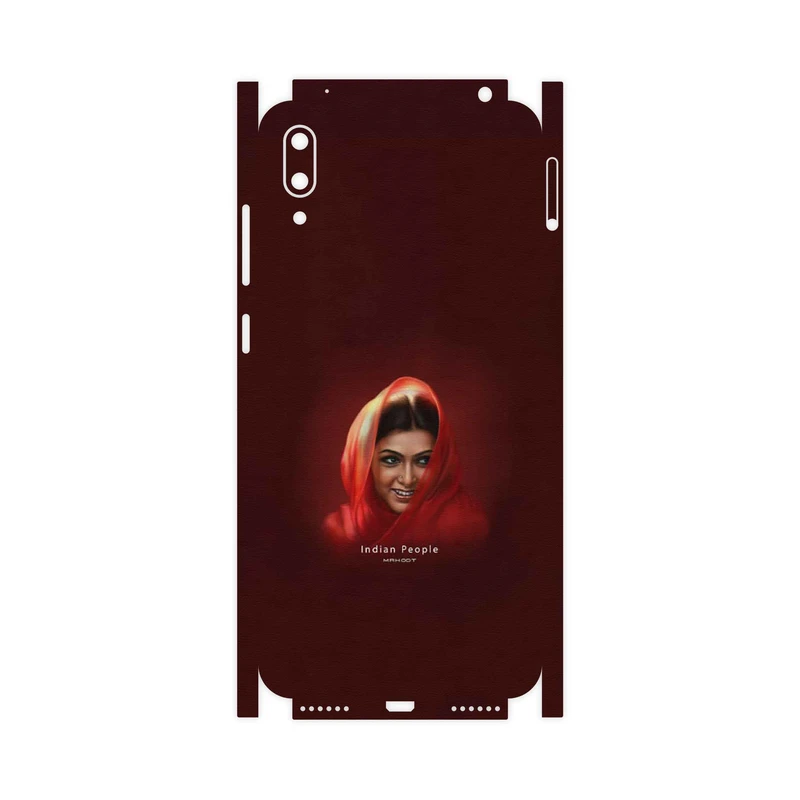 برچسب پوششی ماهوت مدل Portrait of an Indian Woman-FullSkin مناسب برای گوشی موبایل هوآوی Y7 Pro 2019