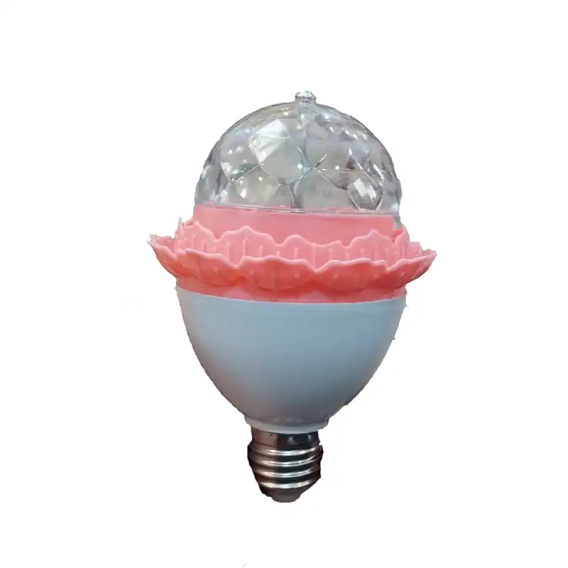 رقص نور مدل ال ای دی گل نیلوفری 6 وات پایه E27