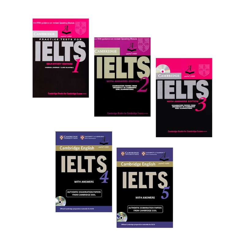 کتاب IELTS Cambridge اثر جمعی از نویسندگان انتشارات آرماندیس جلد 1 تا 5