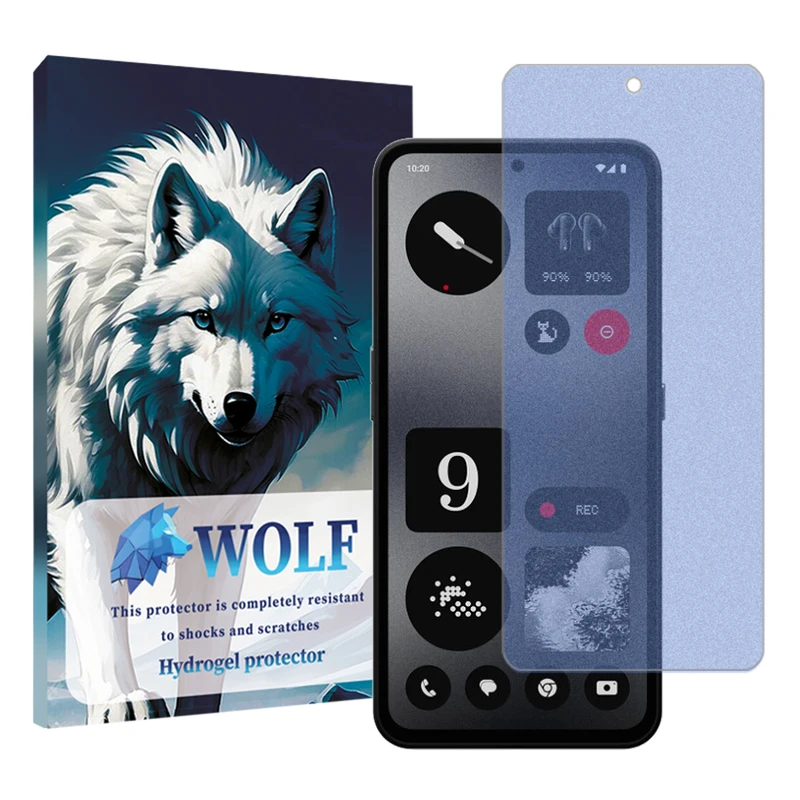 محافظ صفحه نمایش مات آنتی بلو ولف مناسب برای گوشی موبایل ناتینگ CMF Phone 1 