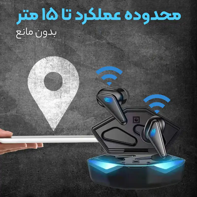 هدفون بی سیم مدل K77 TWS5