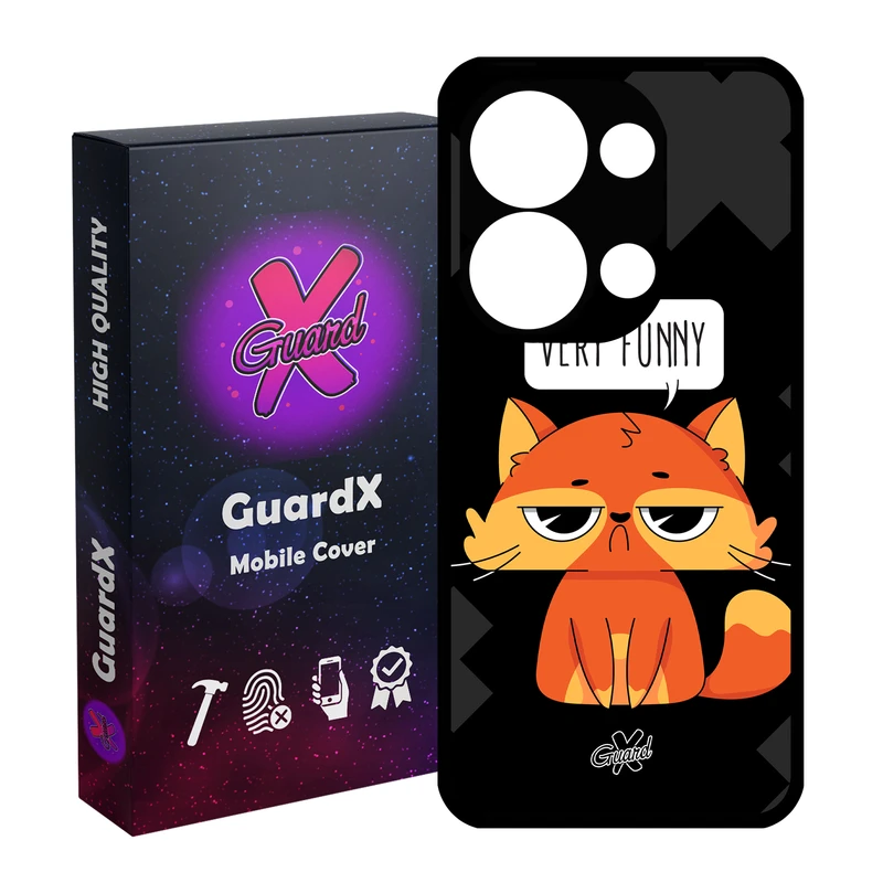 کاور گارد ایکس طرح Funny مدل Glass10161 مناسب برای گوشی موبایل شیائومی Poco X6 5G / Note 13 Pro 5G
