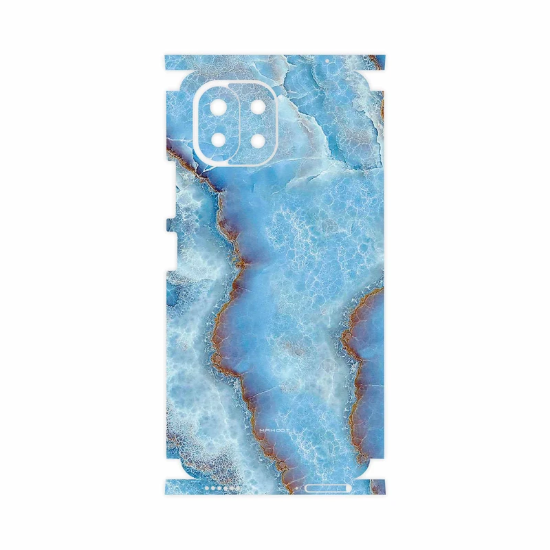 برچسب پوششی ماهوت مدل Blue-Ocean-Marble-FullSkin مناسب برای گوشی موبایل شیائومی 11 Lite 5G NE