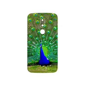 MAHOOT Peacock Cover Sticker for Motorola Moto M