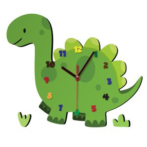 نقد و بررسی ساعت دیواری کودک باروچین مدل دایناسور توسط خریداران