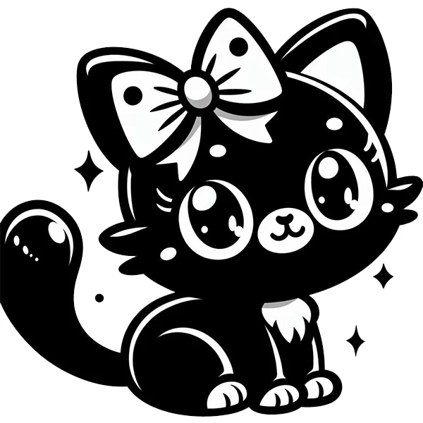 استیکر پارچه و لباس پاد آفرین طرح گربه بامزه کد 3453