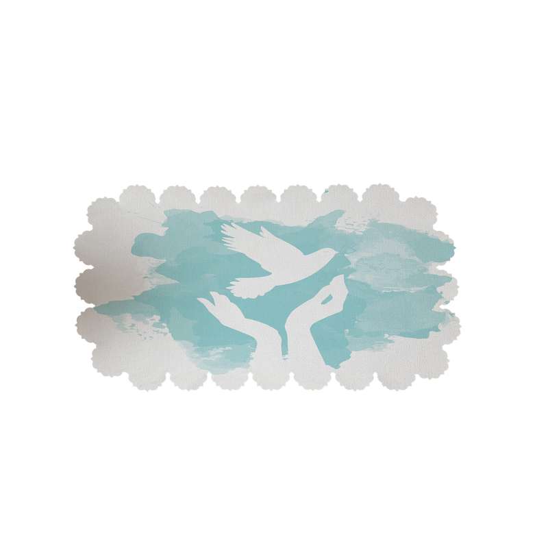 رومیزی مدل کبوتر کد 9085R