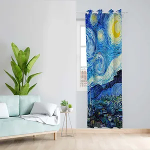 پرده طرح شب پر ستاره مدل مخمل پانچی کد 5517R z سایز 140x200 سانتی متر