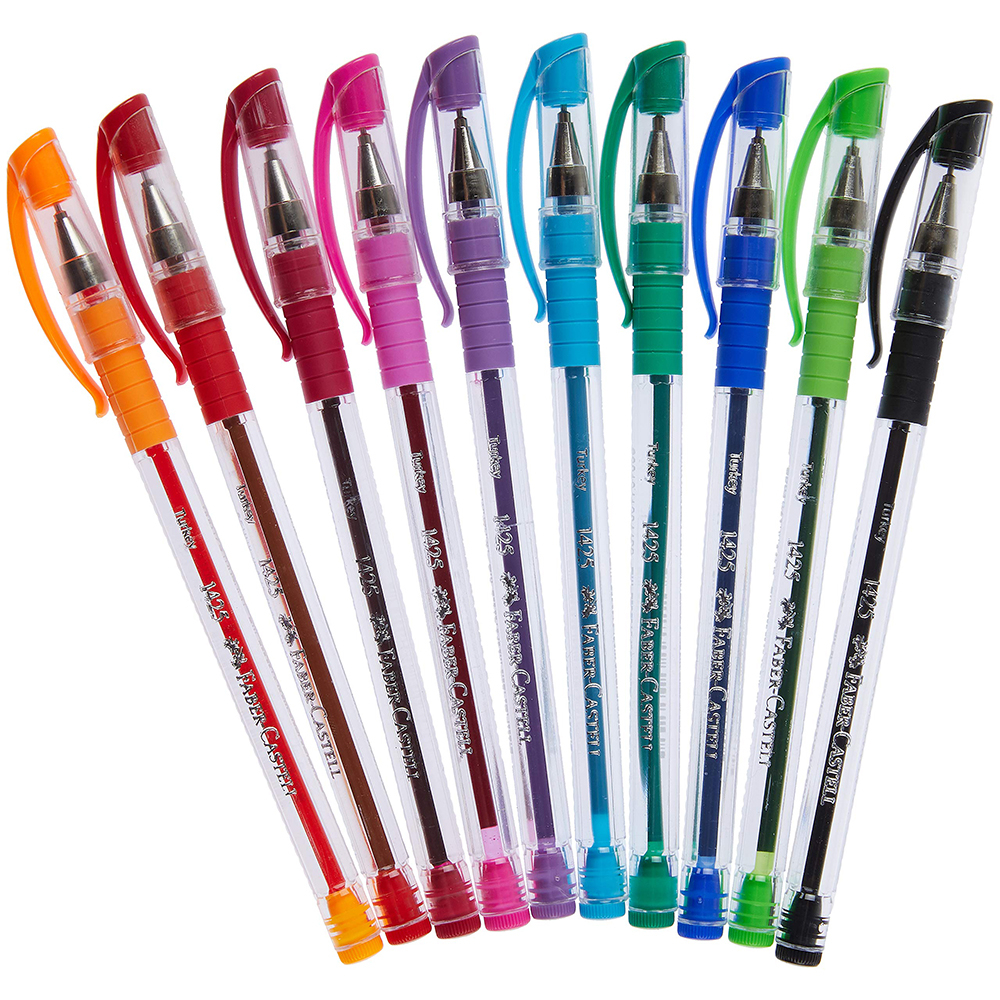 خودکار فابر کاستل مدل FABER-10PEN بسته 10 عددی
