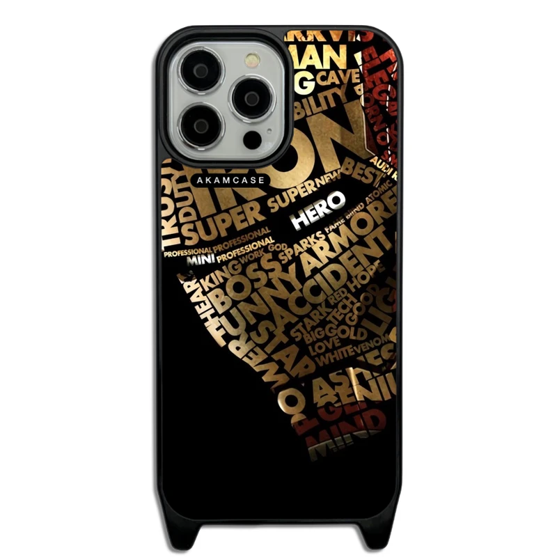 کاور آکام مدل AMC-WLA13PROMAX-IRON MAN14 مناسب برای گوشی موبایل اپل iPhone 13 Pro Max