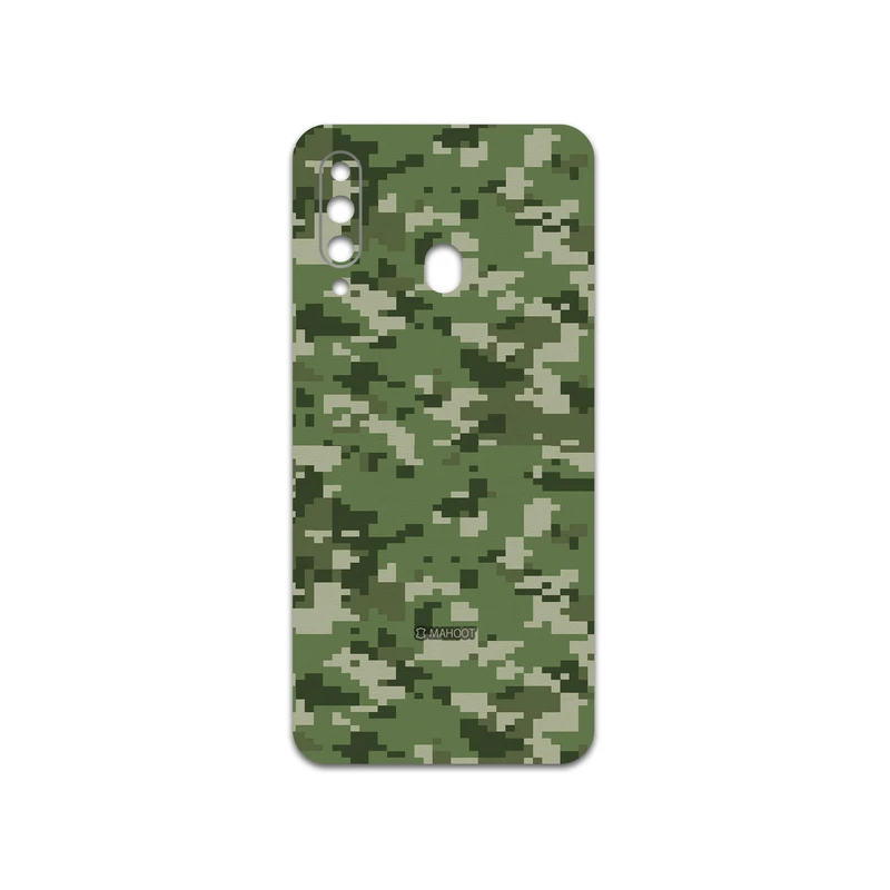 برچسب پوششی ماهوت مدل Army-Green-Pixel مناسب برای گوشی موبایل سامسونگ Galaxy A60
