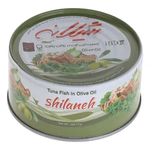 کنسرو ماهی تون در روغن زیتون شیلانه -180 گرم