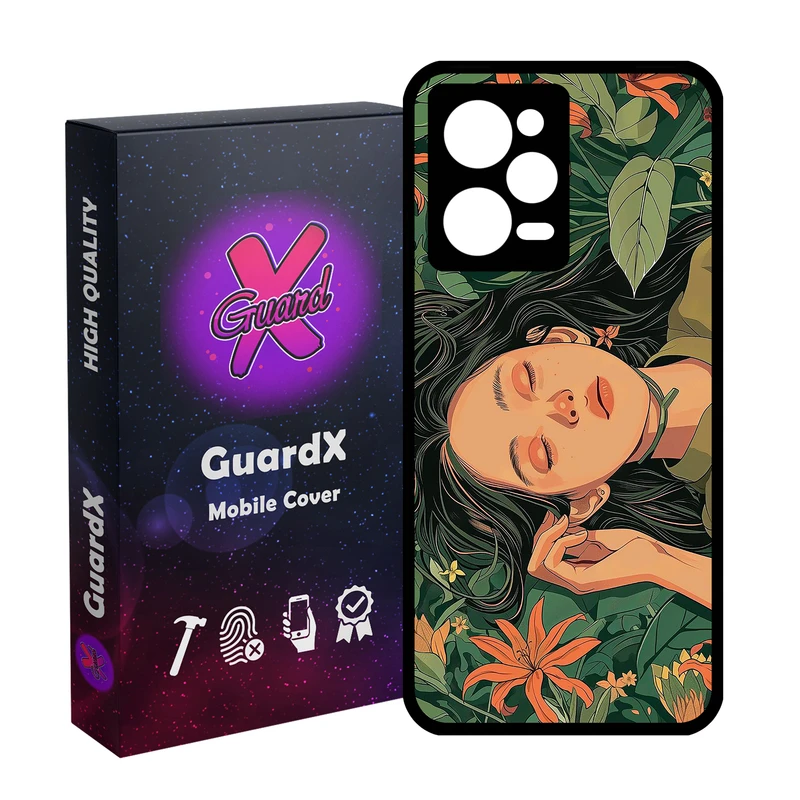 کاور گارد ایکس طرح دختر مدل  Glass10789 مناسب برای گوشی موبایل شیائومی Redmi Note 12 Pro 5G/Poco X5 Pro 5G/Note 12 Pro Speed