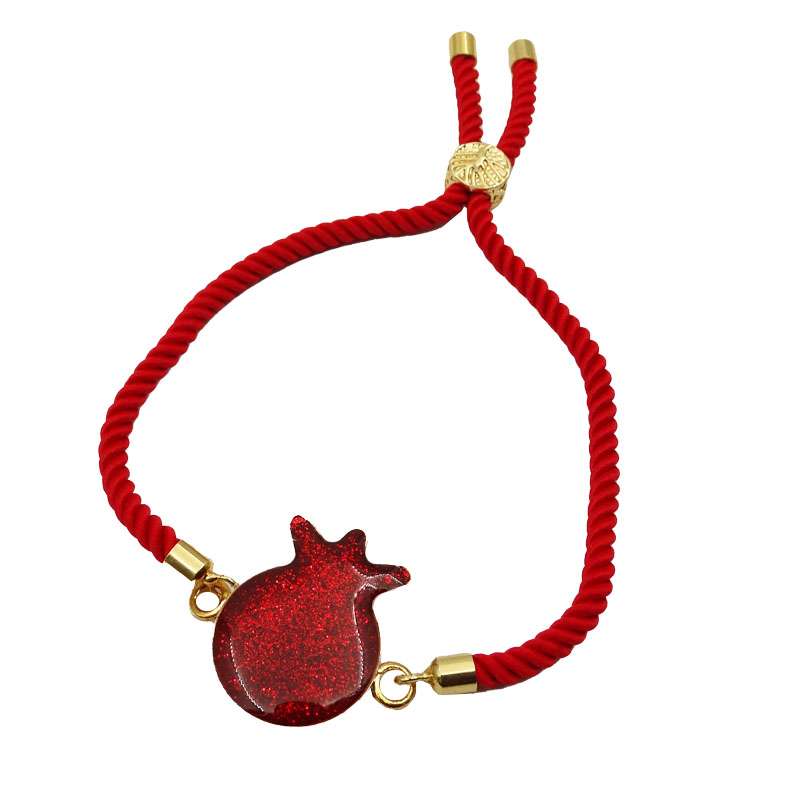 دستبند دخترانه طرح انار زیبا کد DF04 دستبند دخترانه طرح انار زیبا کد DF04