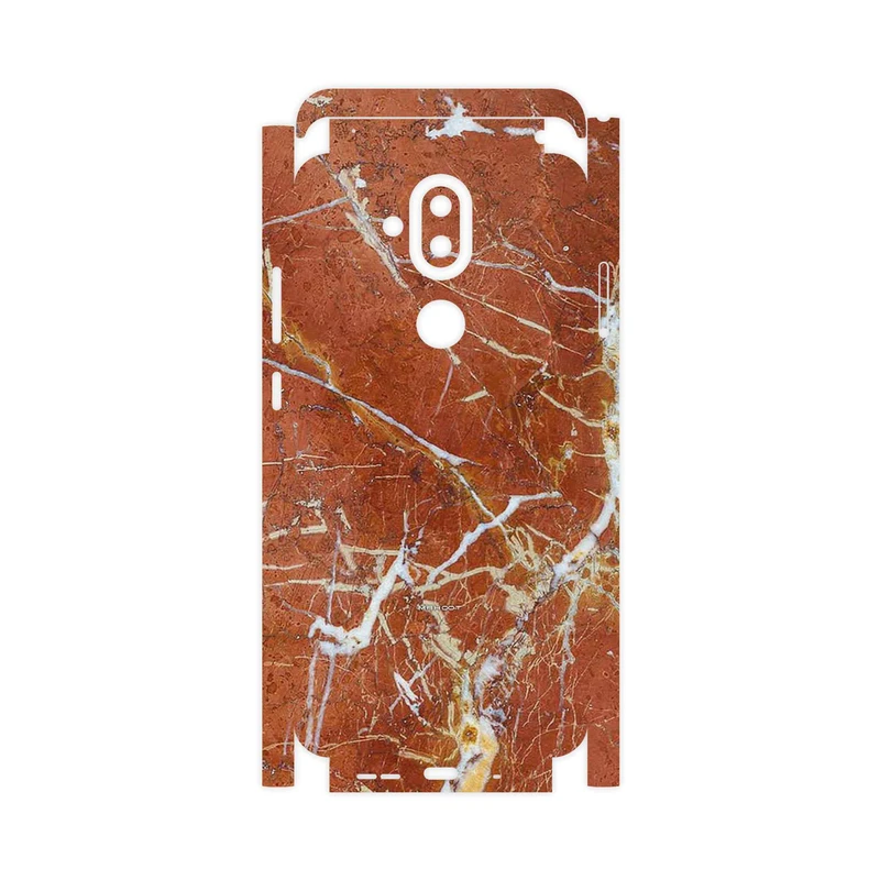 برچسب پوششی ماهوت مدل Red Marble-FullSkin مناسب برای گوشی موبایل نوکیا 8.1