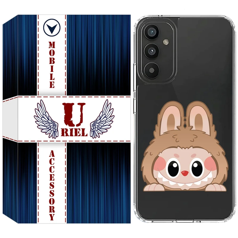 کاور یوریل مدل Clear کد 143 طرح لبوبو Labubu مناسب برای گوشی  موبایل سامسونگ Galaxy S25 FE