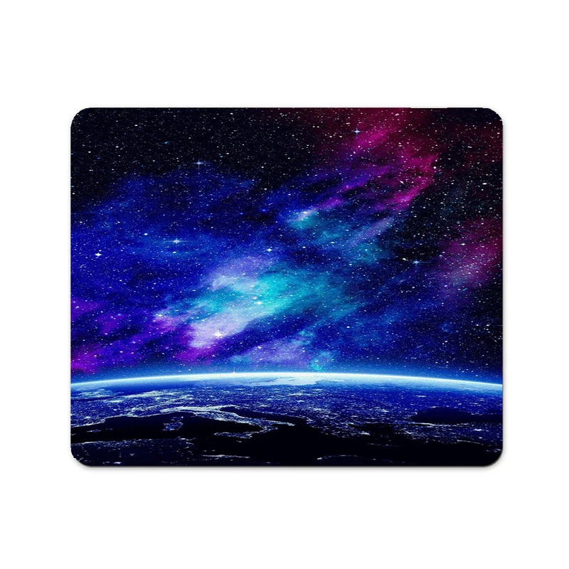 ماوس پد پاد آفرین مدل فانتزی طرح کهکشانی رنگی کیوت کد p67 سایز 24*19 سانتی متر