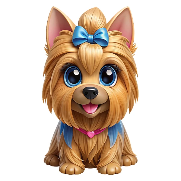  استیکر پارچه و لباس پاد آفرین طرح سگ بامزه کد 4450