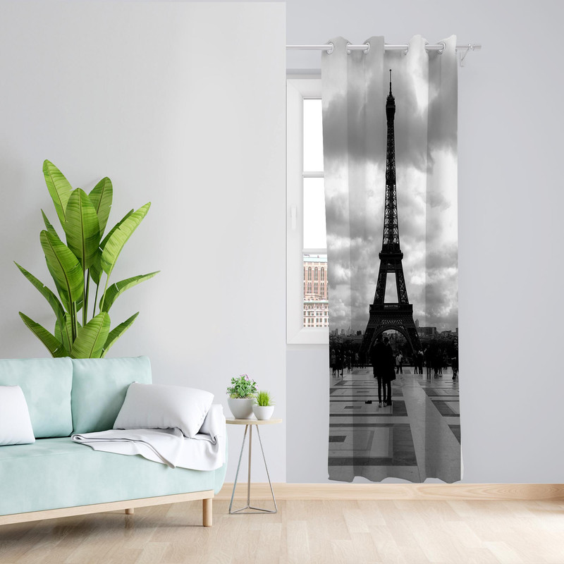 پرده مدل برج مخمل پانچی کد 1103 سایز 140x200 سانتی متر