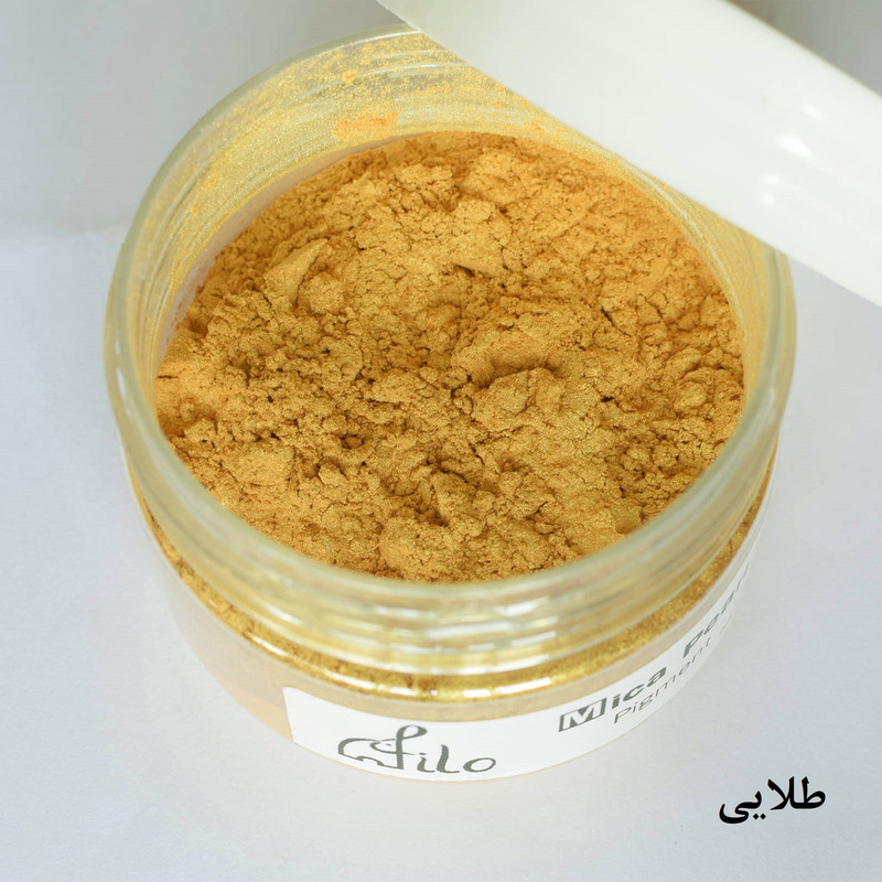پودر رنگ رزین اپوکسی فیلو مدل Mica Pearl حجم 100 میلی‌لیتر بسته 12 عددی
