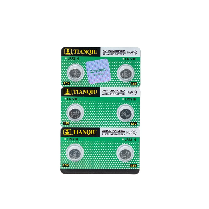باتری ساعت تیانکیو مدل AG11 – LR 721 H - Original  بسته شش عددی