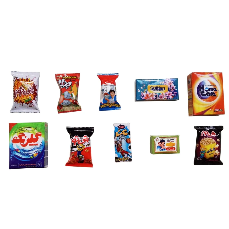 مگنت طرح سوپر مارکت مدل 003 مجموعه 10 عددی