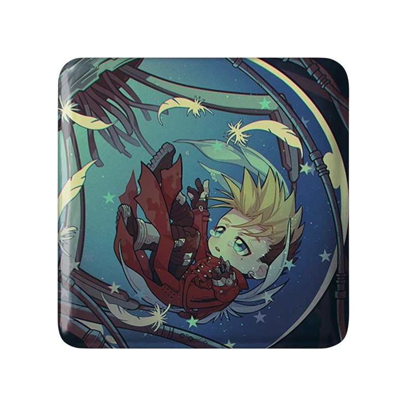 مگنت خندالو طرح نیکولاس انیمه تریگان (Trigun) مدل مربعی کد 36220