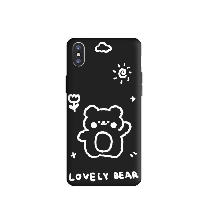 کاور قاب گارد طرح خرس بیر کد a886 مناسب برای گوشی موبایل اپل iphone Xs Max