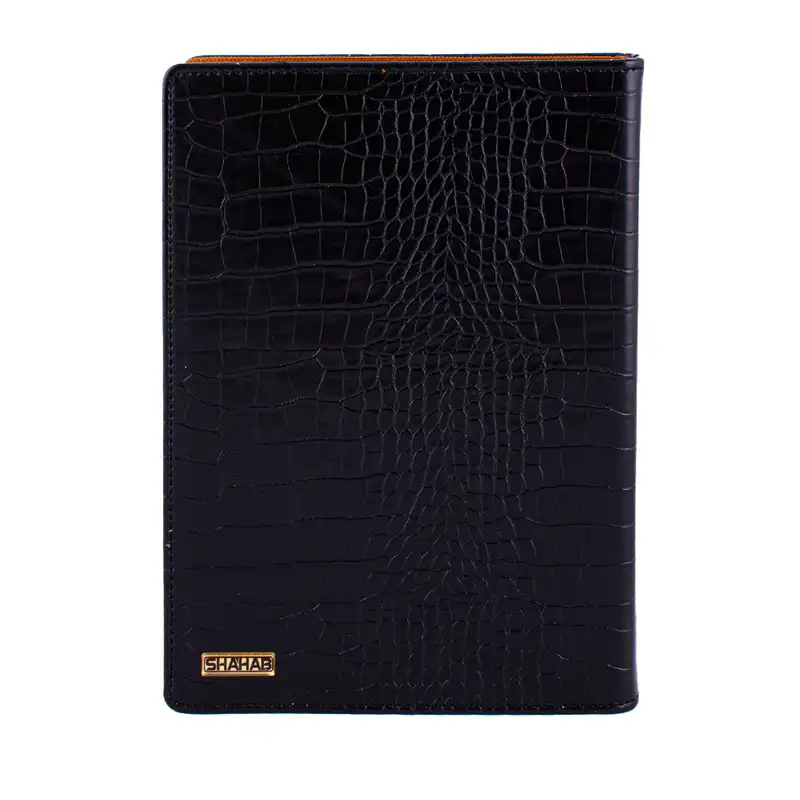 دفتر کلاسوری شهاب مدل چرمی پوست ماری