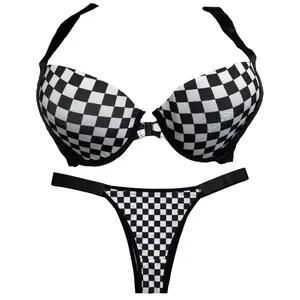 ست شورت و سوتین زنانه مدل جلو بازشو اسفنجی