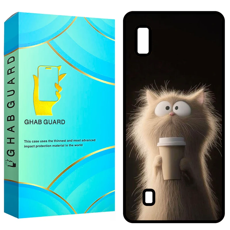 کاور قاب گارد طرح گربه مدل GCHPA10 مناسب برای گوشی موبایل سامسونگ Galaxy A10 / M10