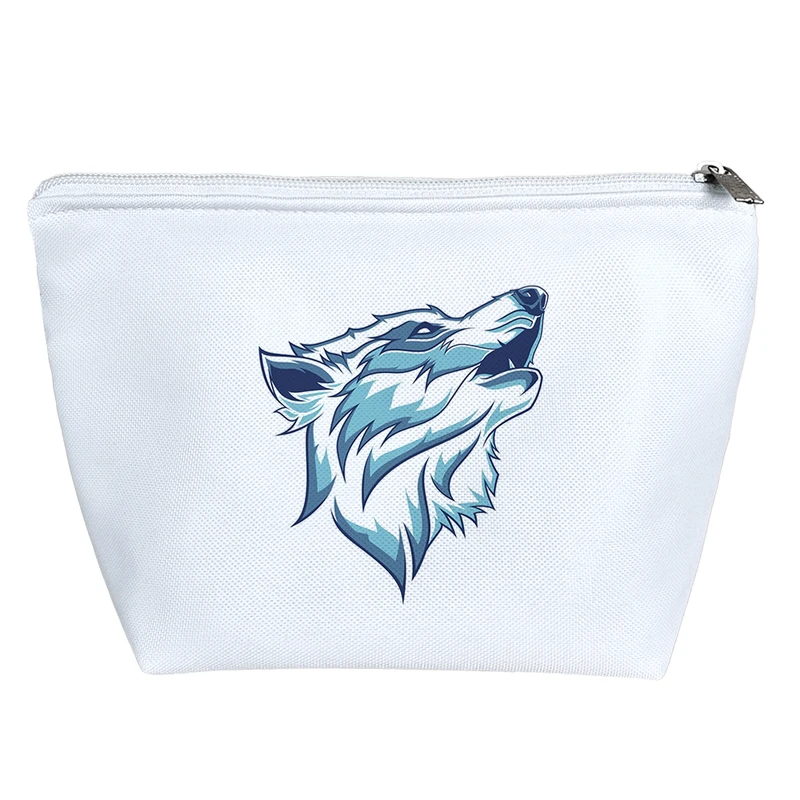 کیف لوازم آرایش دخترانه خندالو مدل سر گرگ کد 6265