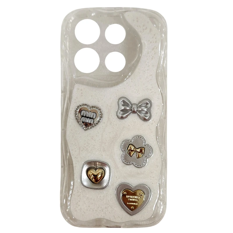 کاور مدل رزین برجسته طرح پاپیون مناسب برای گوشی موبایل شیائومی Redmi Note 13 Pro 4G / POCO M6 Pro 4G 