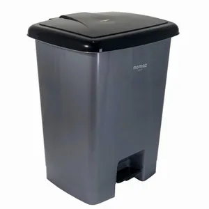 سطل زباله پدالی ممتاز پلاستیک مدل 20 لیتر تک جداره