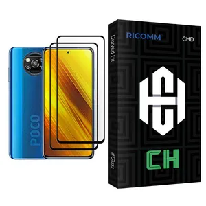Ricomm CH Glass MIX002 Screen Protector For Xiaomi Poco X3 NFC Pack Of 2