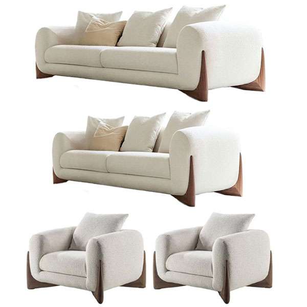 مبل راحتی 7 نفره مدل نئوکلاسیک تدی