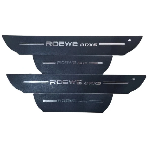 برچسب پارکابی خودرو استیک طرح چرم کد M356 مناسب برای رووه ERX5 مجموعه 4 عددی